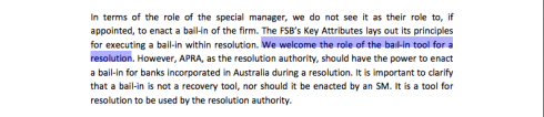 AFMA letter to Australian Treasury, 11 January 2013, page 5 (click to enlarge) 