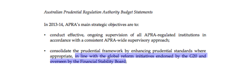 page 134, Portfolio Budget Statements, Australian Prudential Regulation Authority, Australian Government Budget 2013-14, 14 May 2013 (click to enlarge)