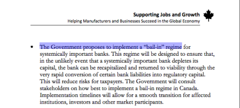 Canada Budget 2013 Economic Action Plan, March 21, 2013, page 145 (click to enlarge)