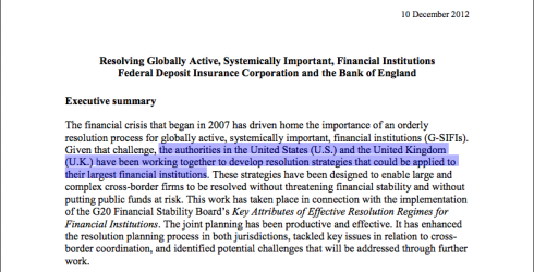 FDIC and BoE: Resolving Globally Active, Systemically Important, Financial Institutions, December 2012 (click to enlarge)
